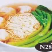 DI N28 Wanton Noodle Soup 云吞汤面 