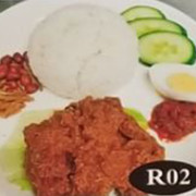 DI R02 Nasi Lemak Beef 椰浆牛肉饭 