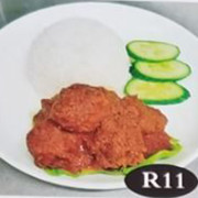 DI R11 Rendang Chicken on Rice 仁当鸡饭 