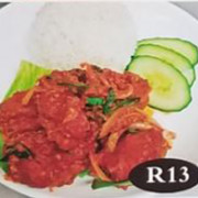 DI R13 Sambal Chicken on Rice 参巴鸡饭 