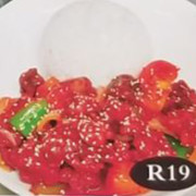 DI R20 Sweet &amp; Sour Chicken on Rice 甜酸鸡肉饭 