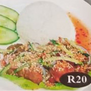 DI R21 Sweet &amp; Chili Chicken on Rice 甜辣鸡排饭 