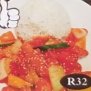 DI R34 Sweet &amp; Sour Fish Fillet on Rice 甜酸鱼片饭 