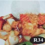 DI R36 Black Pepper Fish Fillet on Rice 黑椒鱼片饭 